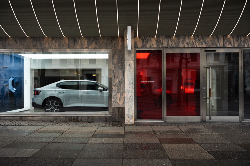 Bilfoto — stadsmiljö